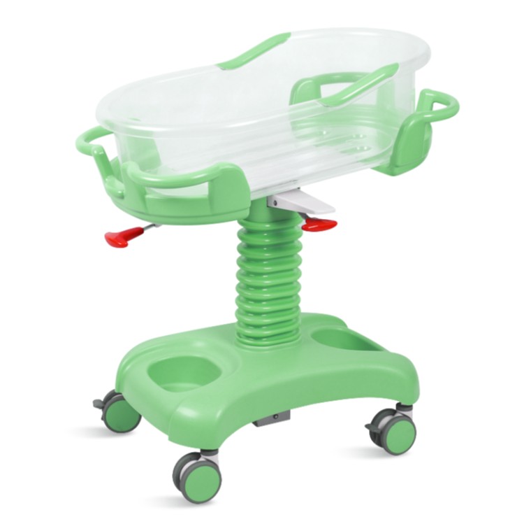 BERCEAU POUR NOUVEAU-NE STRUCTURE EN ABS, HAUTEUR VARIABLE SUR ROUES DE LUXE  MARQUE MEDLEUR