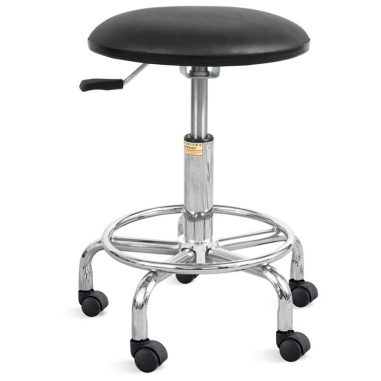 TABOURET A HAUTEUR VARIABLE SUR ROUES