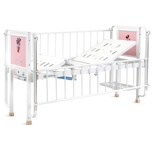 [CR2Q] LIT PEDIATRIQUE 02 POSITIONS AVEC BARIERRES DE PROTECTIONS , PORTE CHAUSSURES MARQUE MEDLEUR