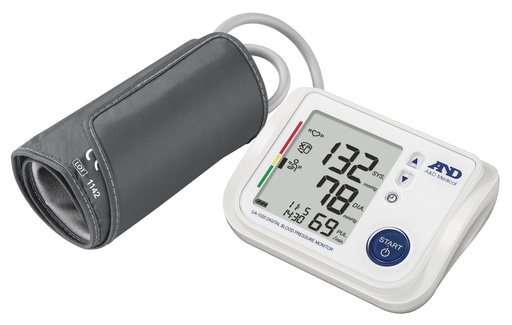 [UA-1020] TENSIOMETRE AUTOMATQUE AU BRAS  MARQUE A&D JAPON MODELE UA-UA-1020 BRASSARD CONFORT 17-32 CM -90MEMO